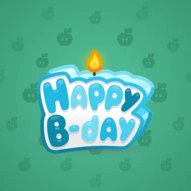 B-Day Candle #8136