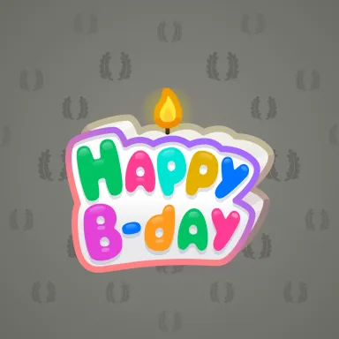 B-Day Candle