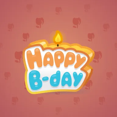 B-Day Candle #82227