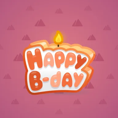 B-Day Candle #83872