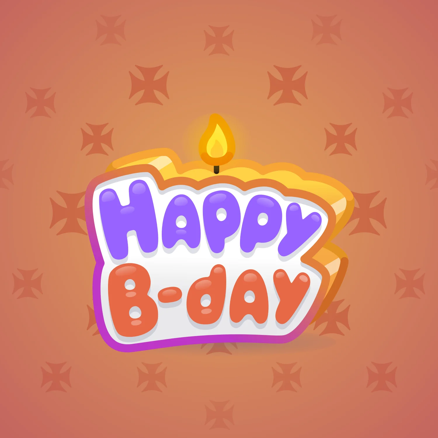 B-Day Candle