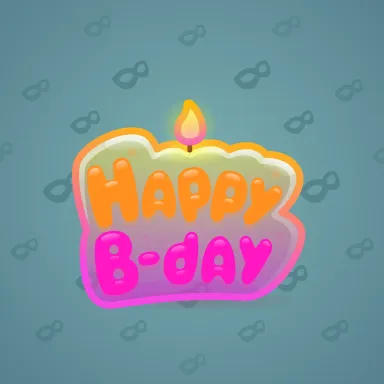 B-Day Candle