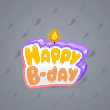 B-Day Candle #87302