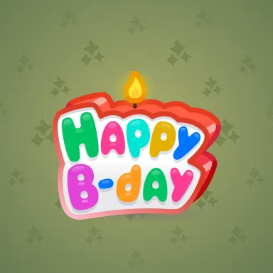 B-Day Candle #87782