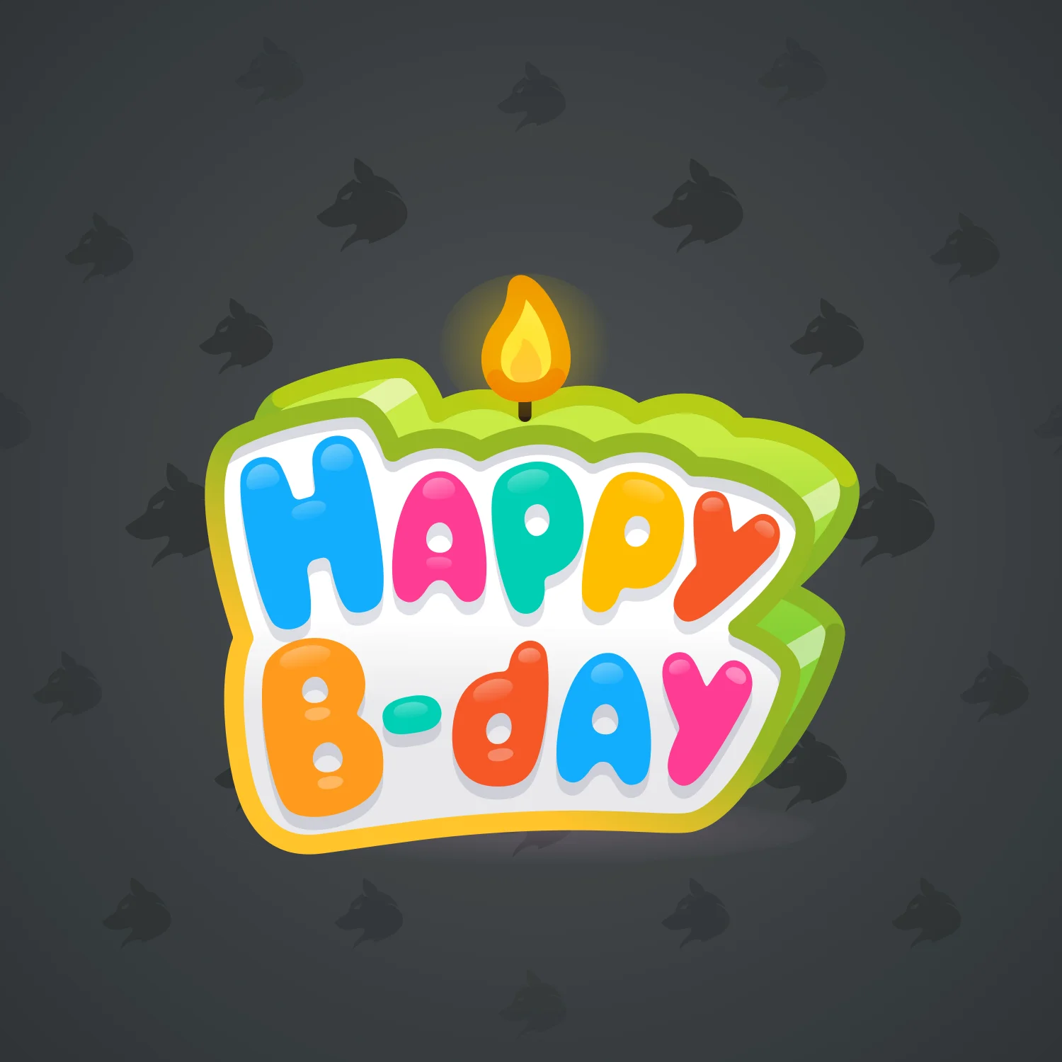 B-Day Candle
