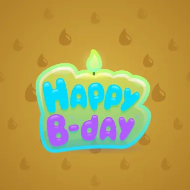 B-Day Candle