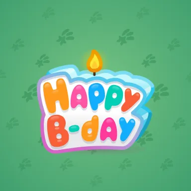 B-Day Candle #94458