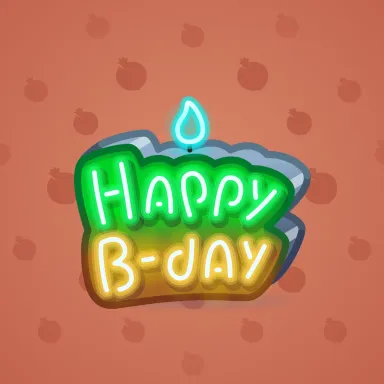 B-Day Candle #97997