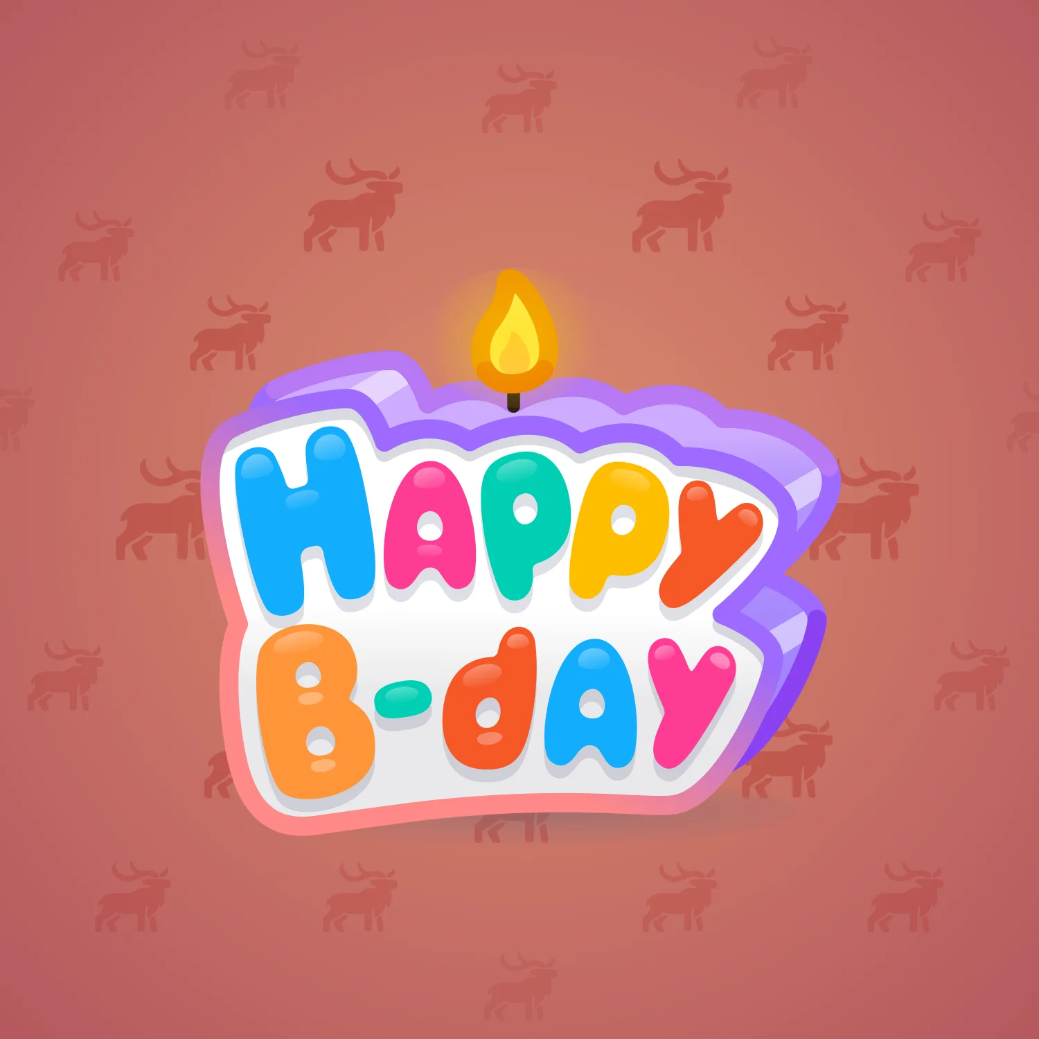 B-Day Candle