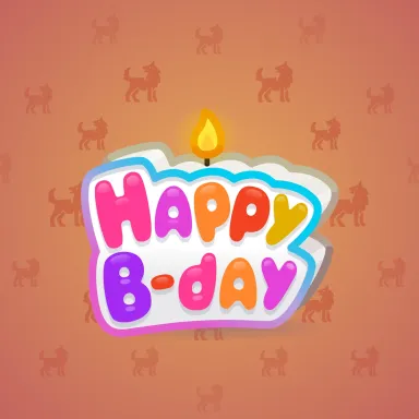 B-Day Candle #98783