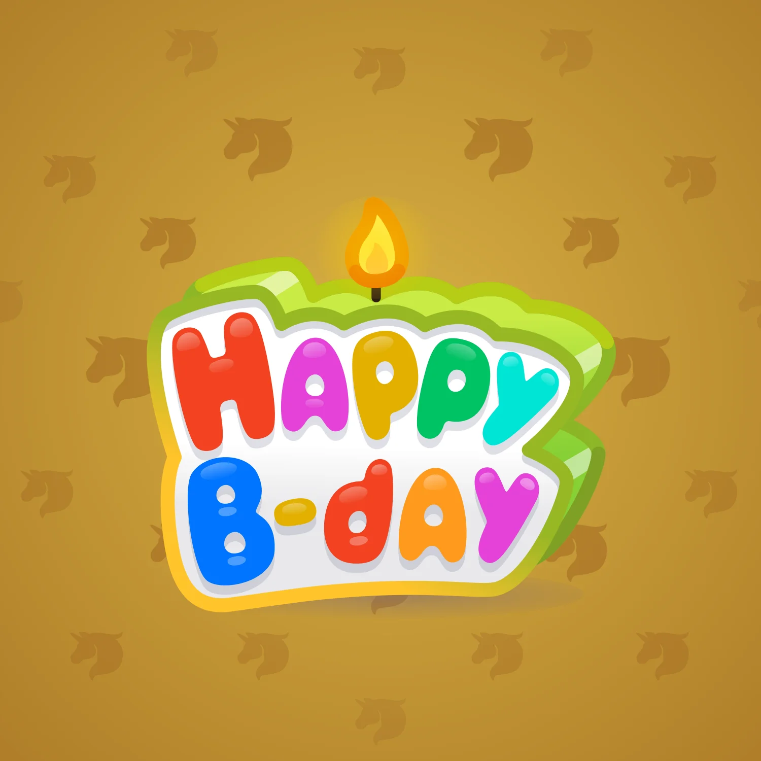 B-Day Candle #99605