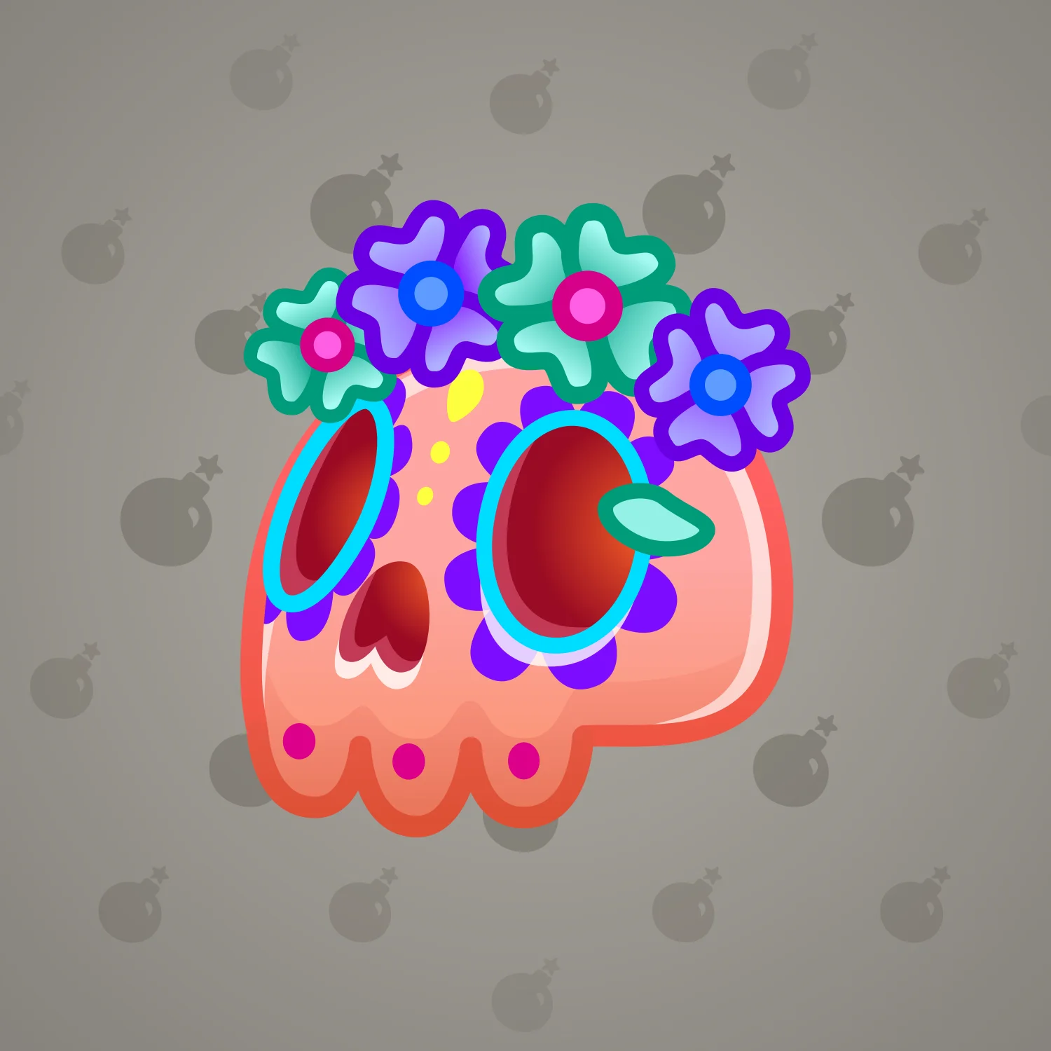 Electric Skull #1019