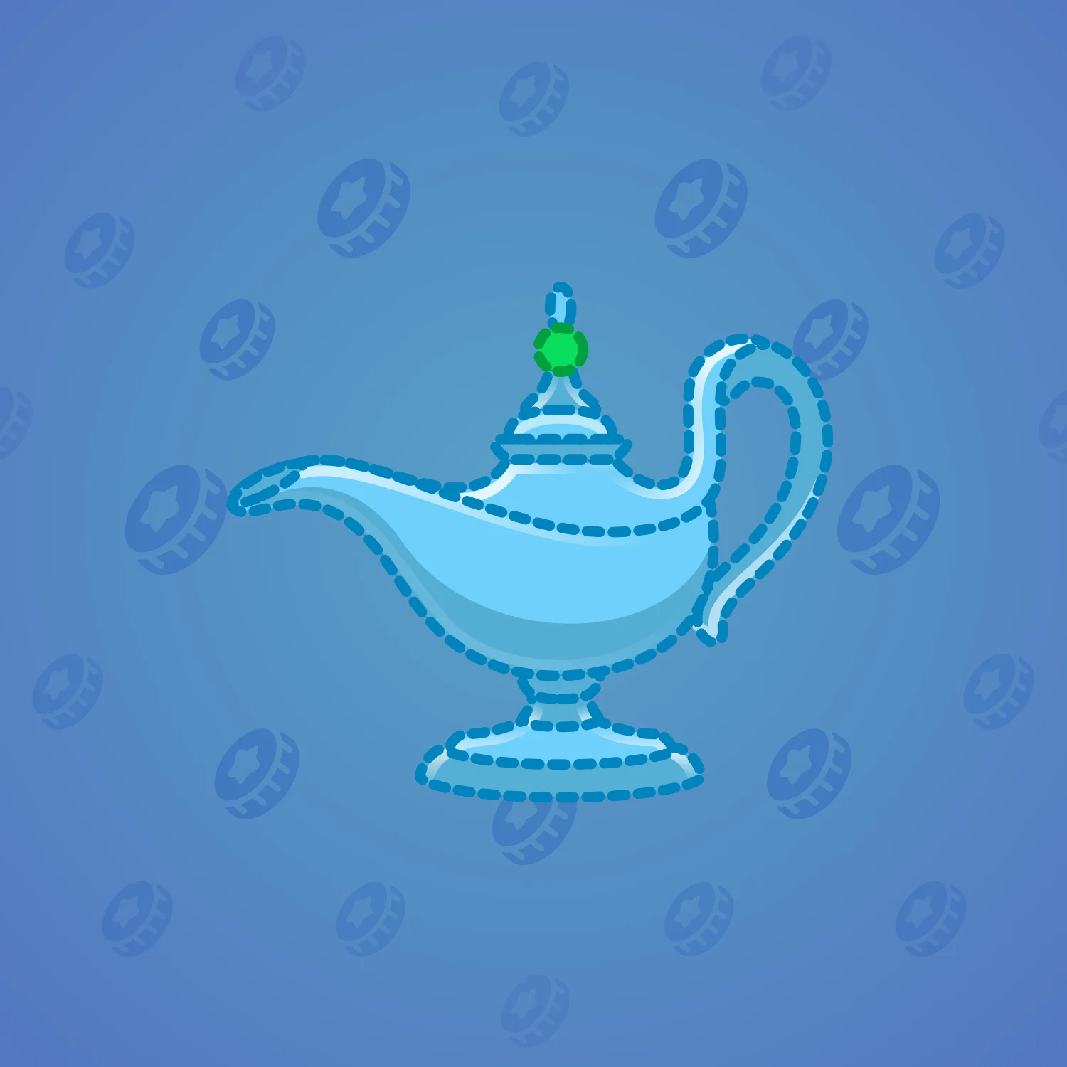 Genie Lamp #2446
