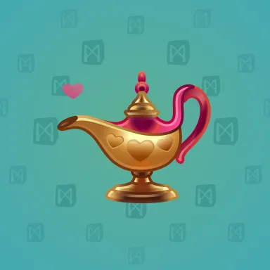 Genie Lamp #5356