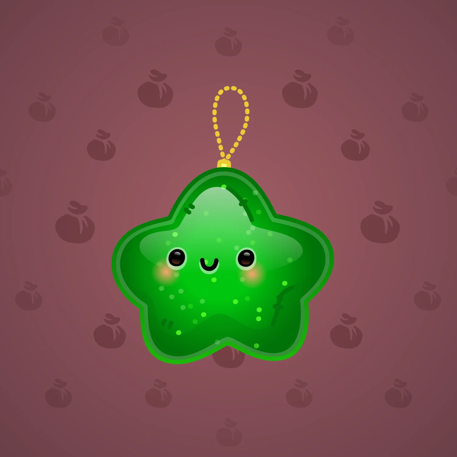 Hanging Star #3270