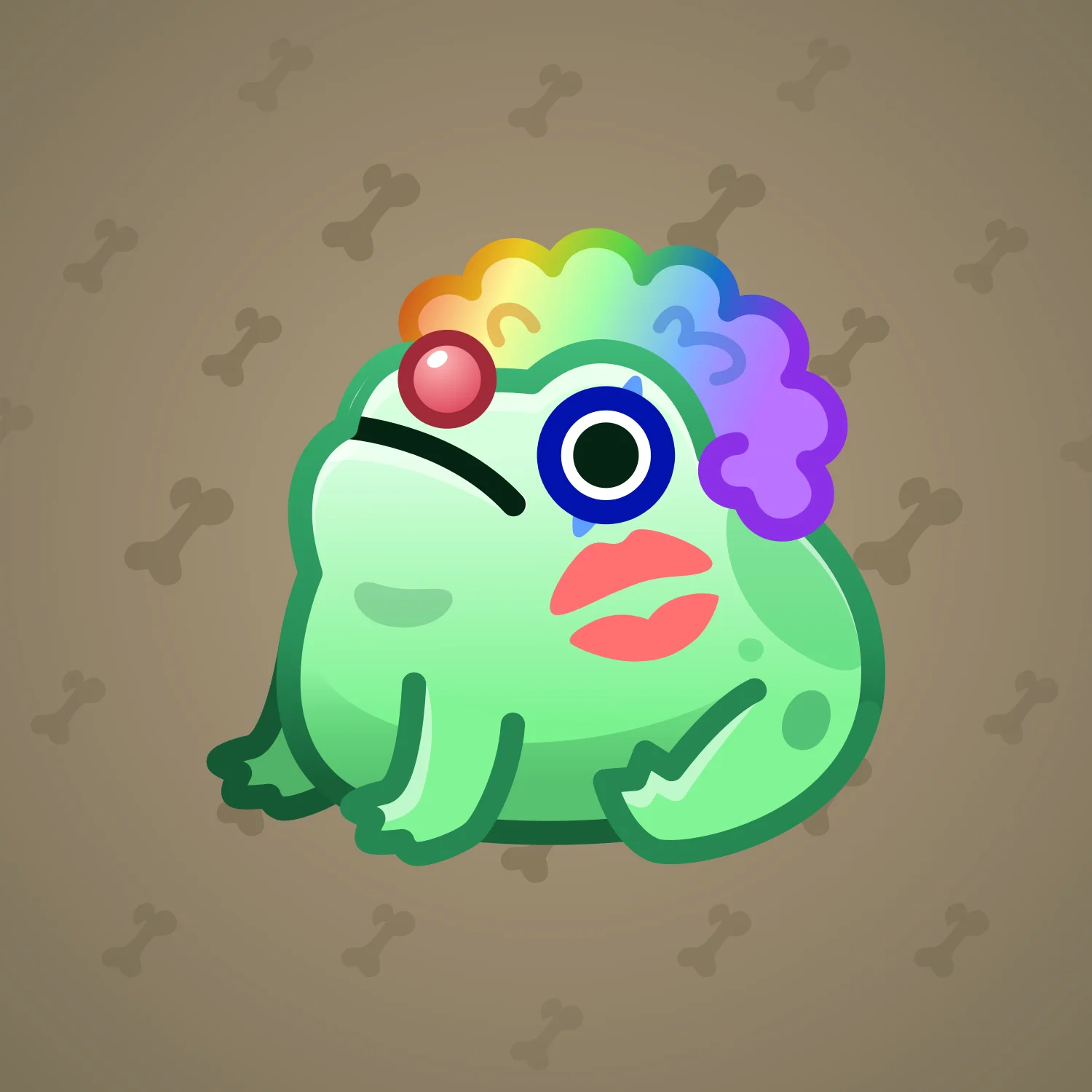 Kissed Frog