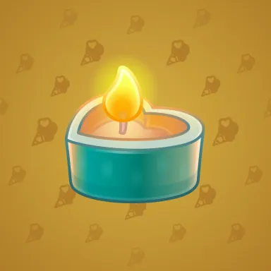 Love Candle #5536