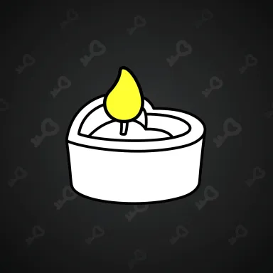 Love Candle #6356
