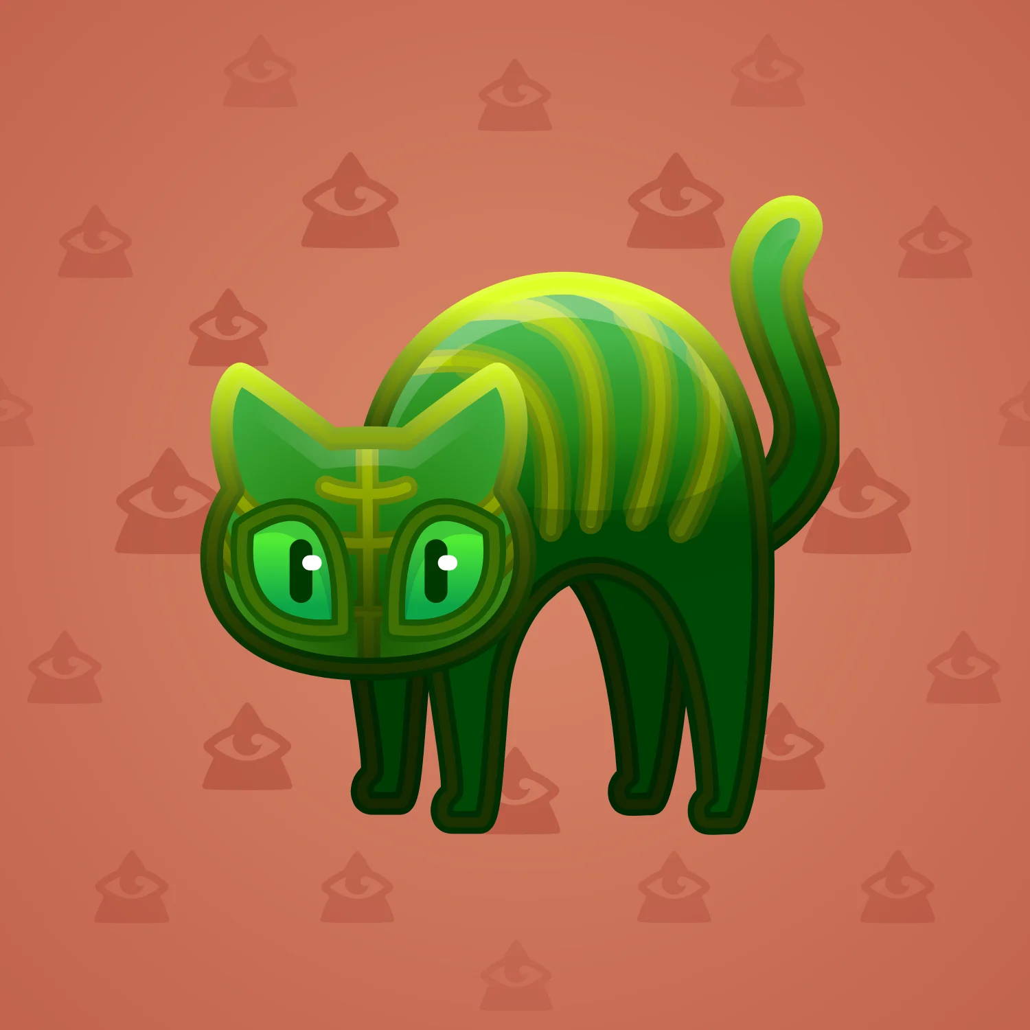 Scared Cat #13416