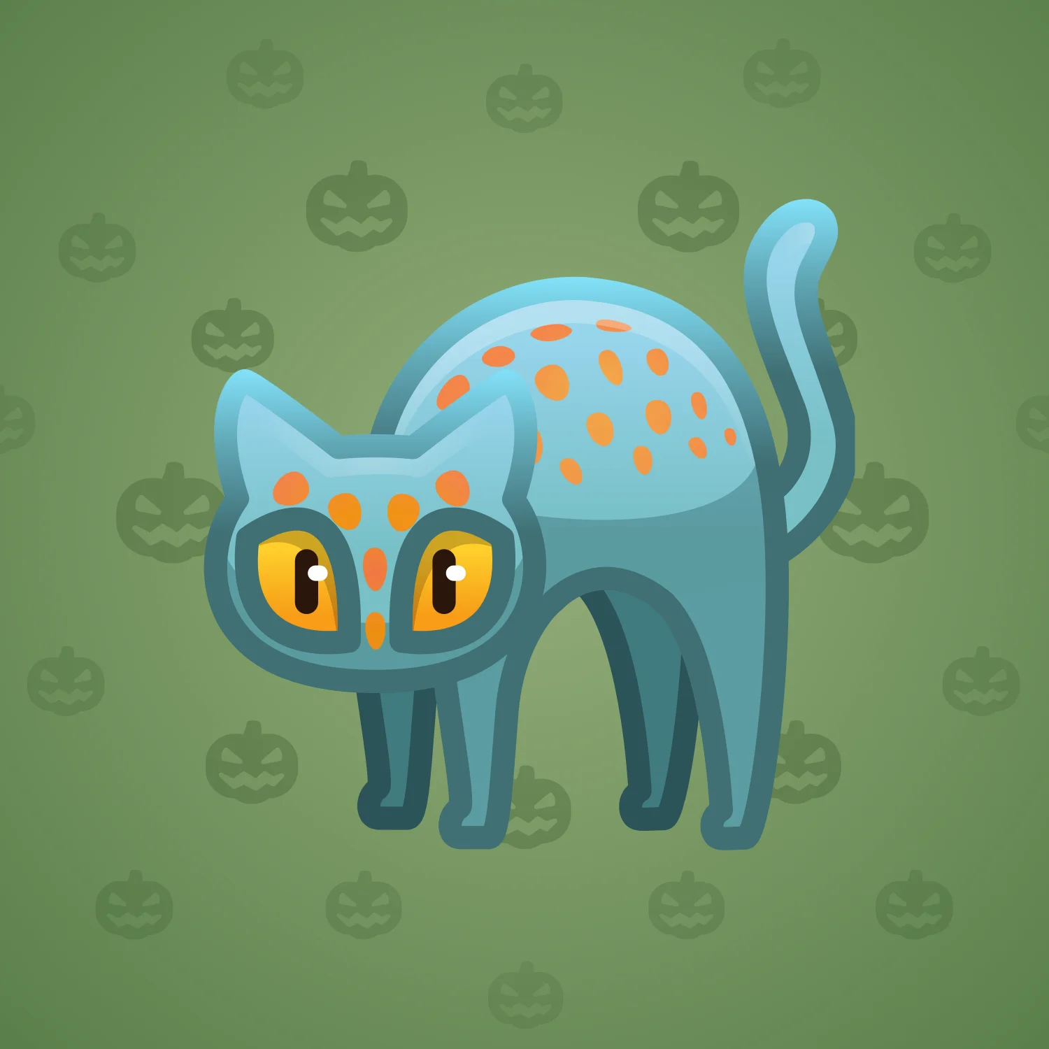 Scared Cat #13537