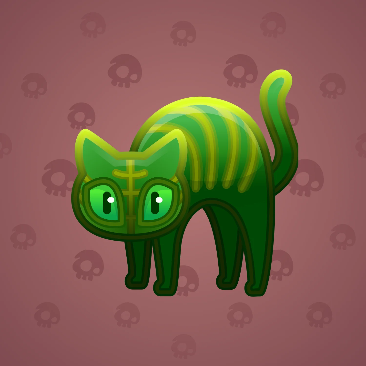 Scared Cat #15056
