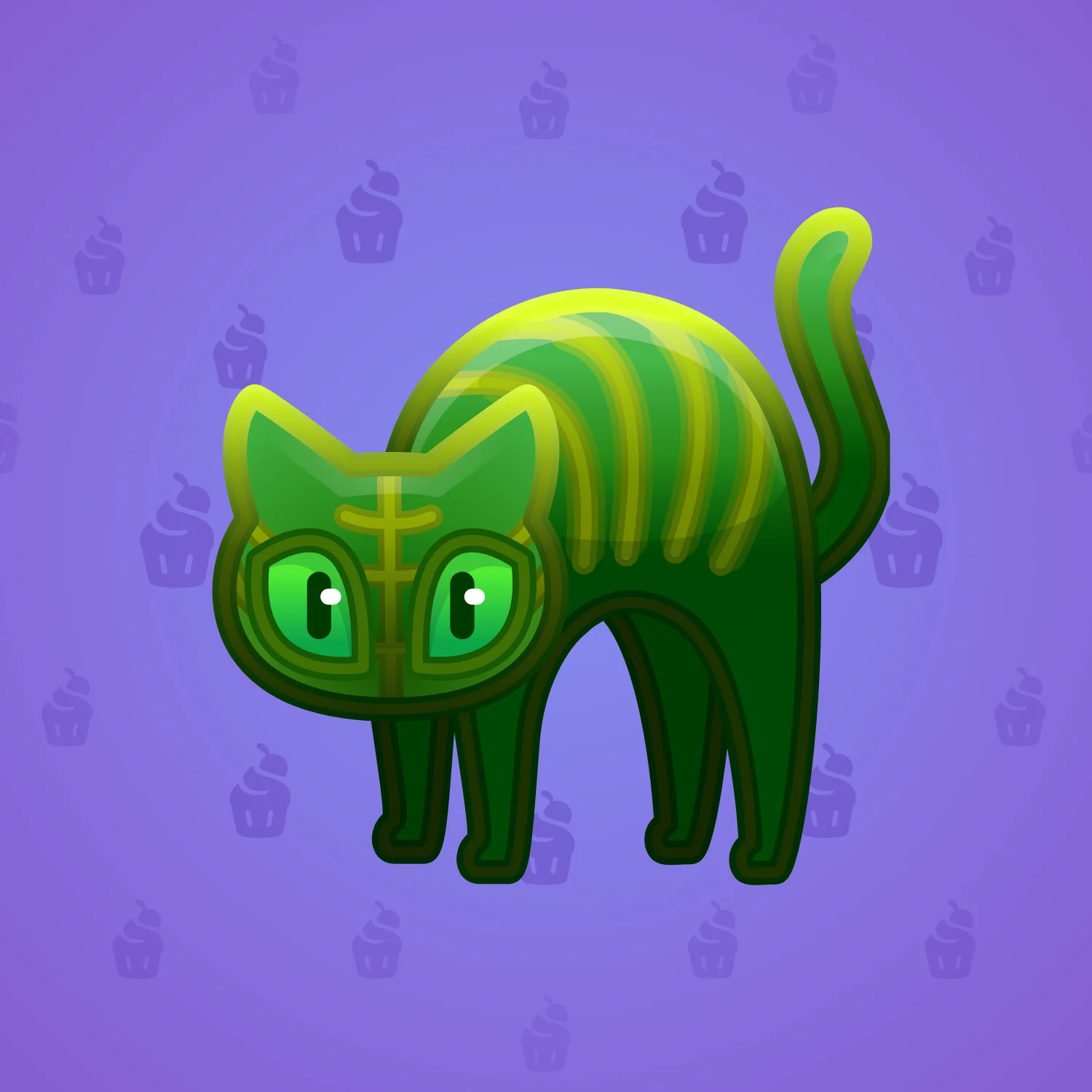 Scared Cat #16508