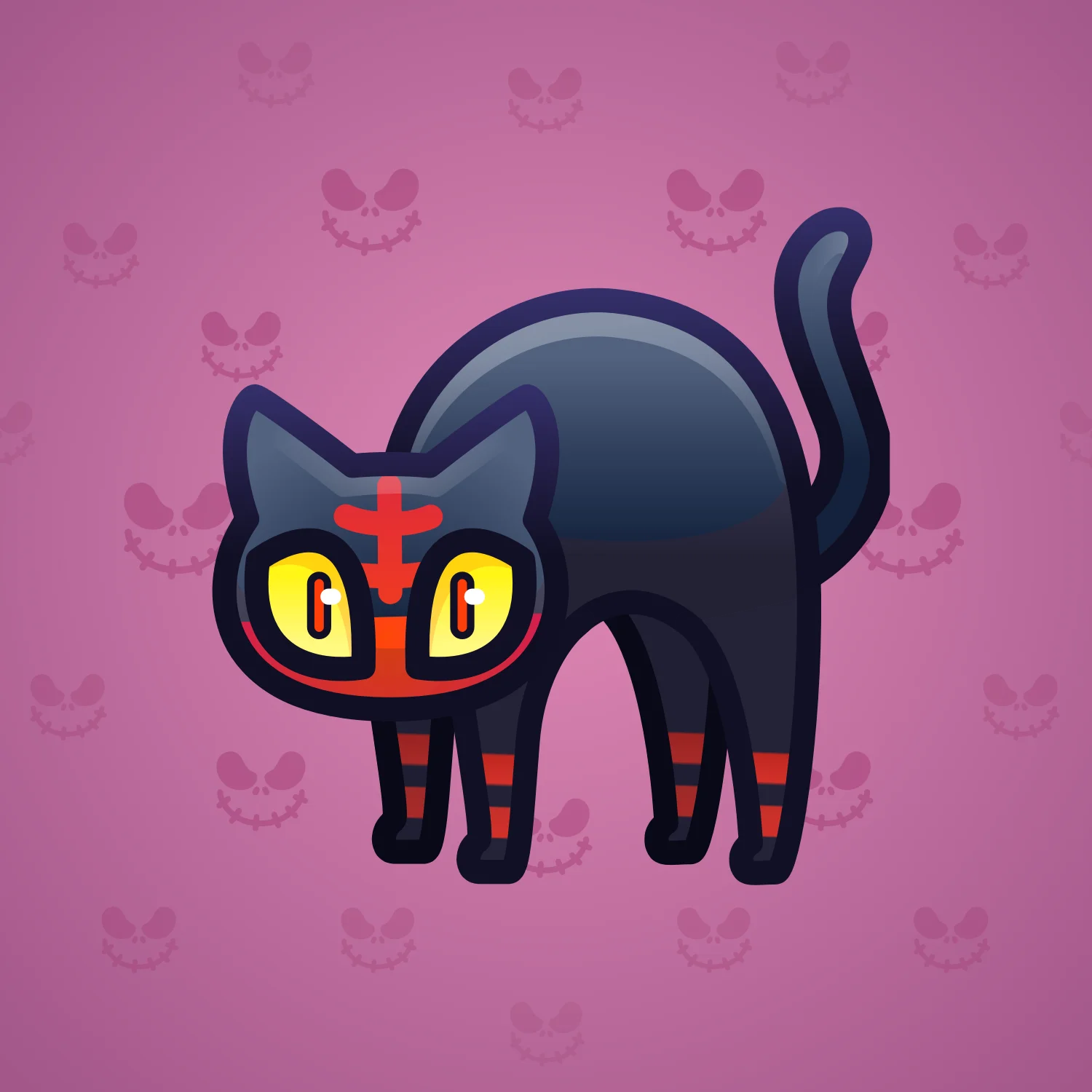 Scared Cat #16993