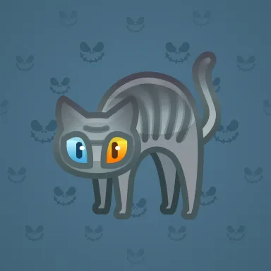 Scared Cat #1736