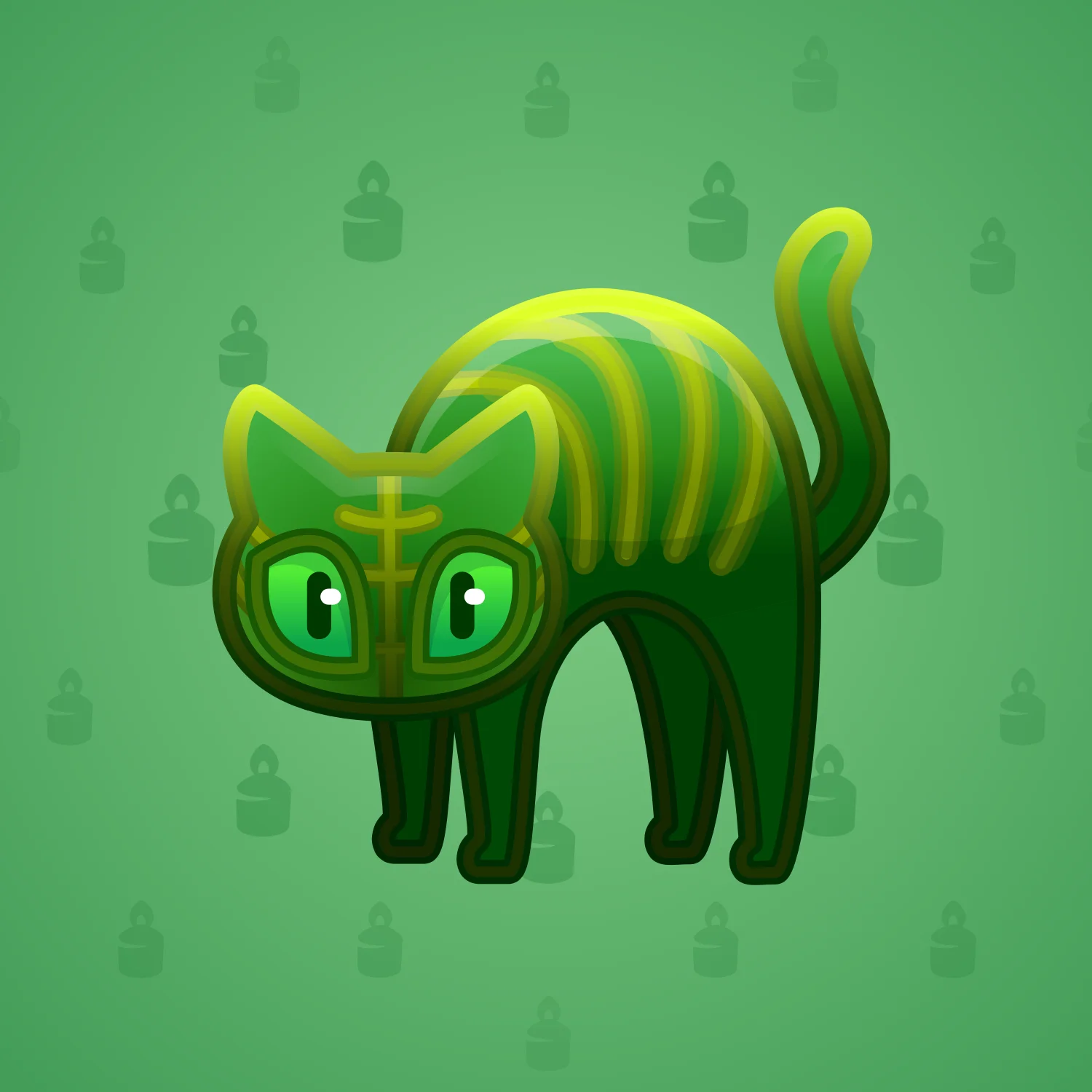 Scared Cat #18533