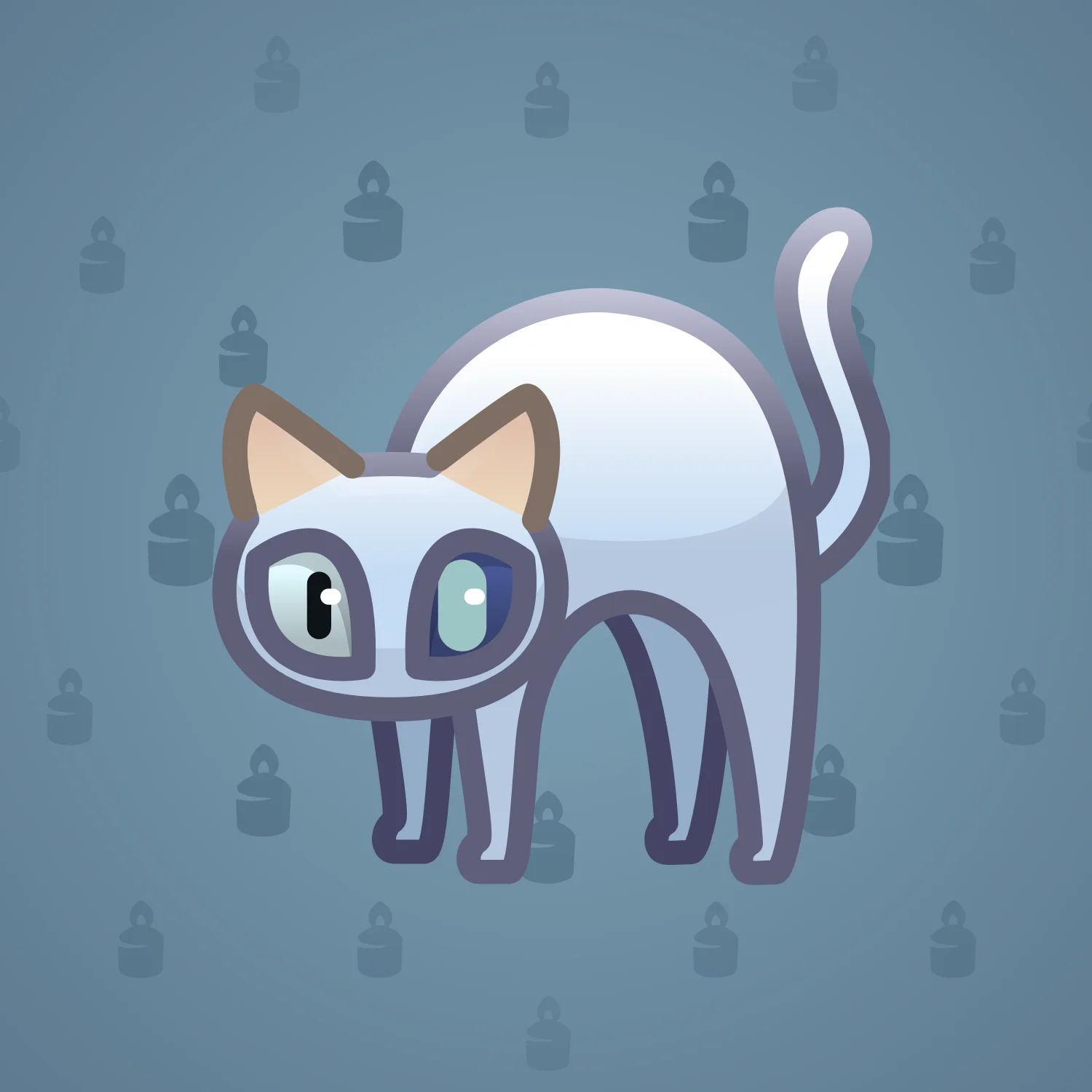 Scared Cat #2067