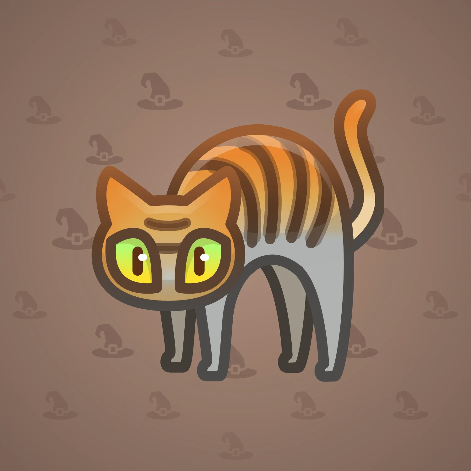 Scared Cat #2968