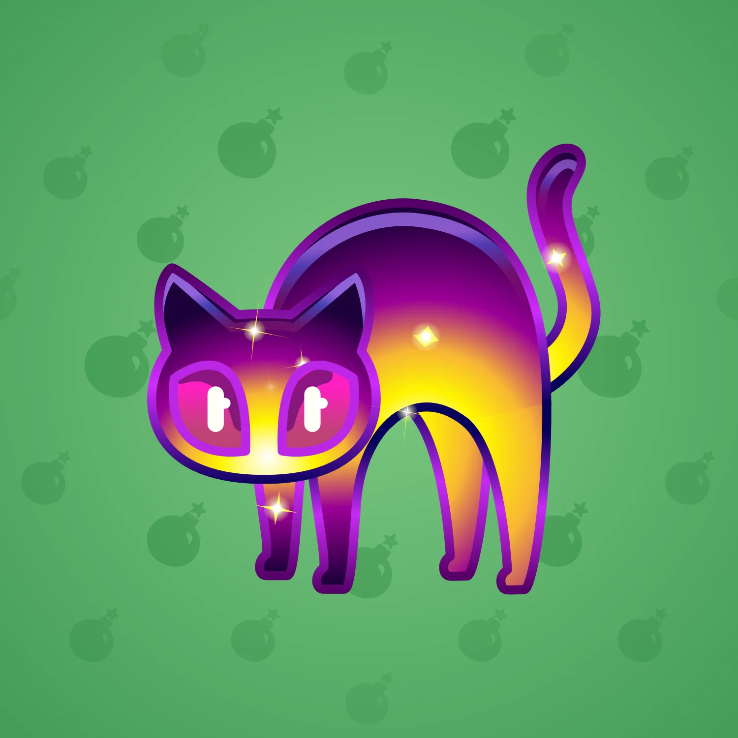 Scared Cat #9813