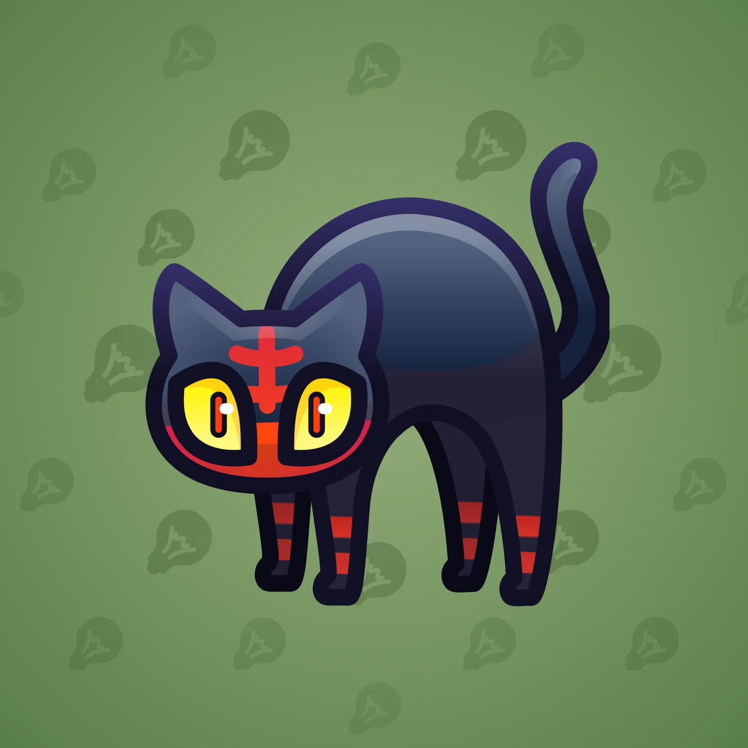 Scared Cat #9822