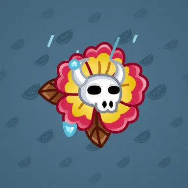 Skull Flower #1012