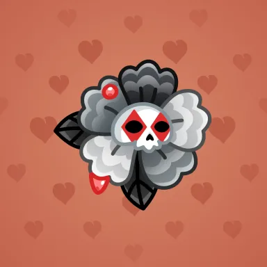 Skull Flower #10956