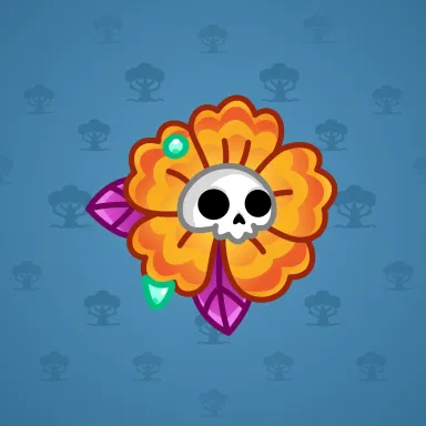 Skull Flower #11195