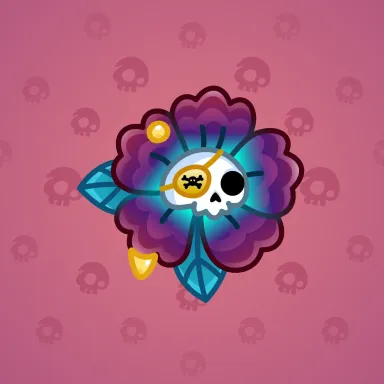 Skull Flower #1149
