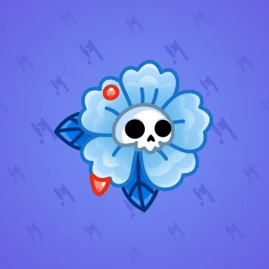 Skull Flower #11727