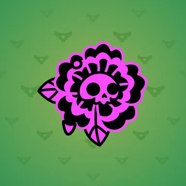 Skull Flower #12046