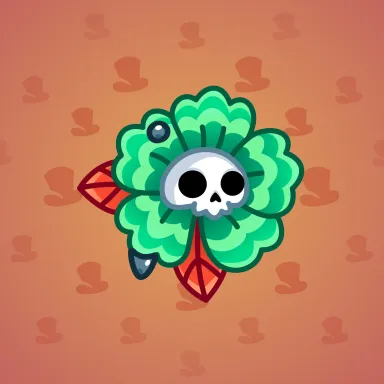 Skull Flower #12200