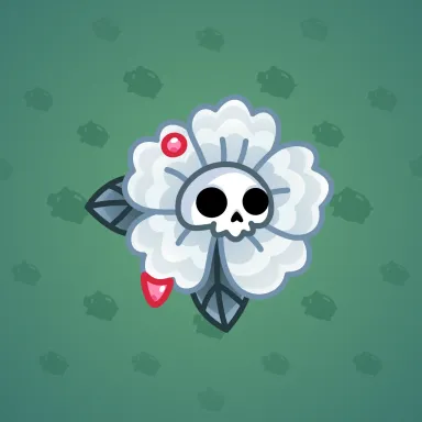 Skull Flower #1268