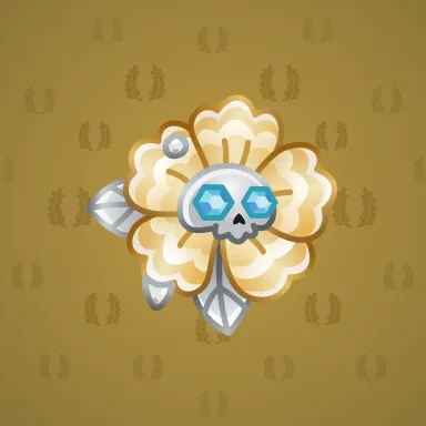 Skull Flower #12738