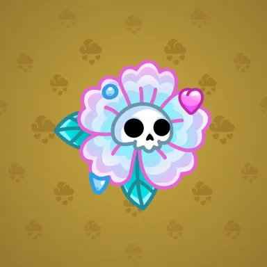 Skull Flower #13915
