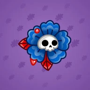 Skull Flower #1400