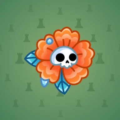 Skull Flower #14554