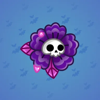 Skull Flower #14968