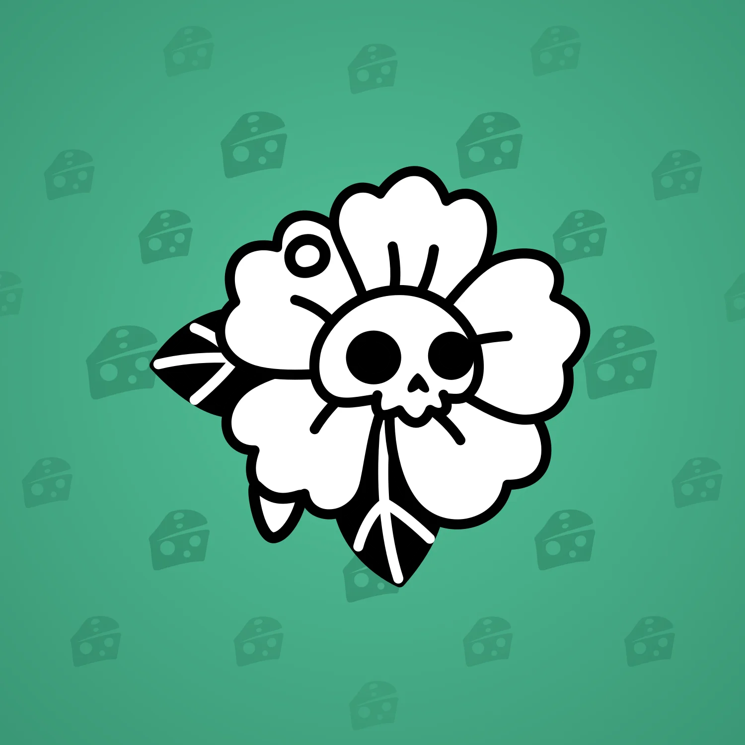 Skull Flower #15318