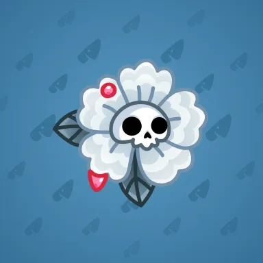 Skull Flower #15609