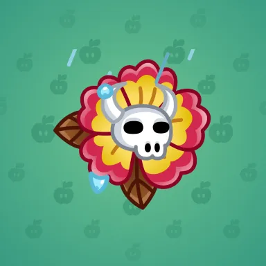 Skull Flower #15832