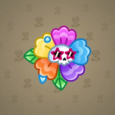 Skull Flower #1630